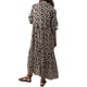 thumbnail image 3 of Lucakuins, vestido camisero de manga larga para mujer, estampado geométrico, informal, suelto, acampanado, vestido de fiesta para playa, cóctel, Club, ropa de calle Lucakuins moda, 3 of 9