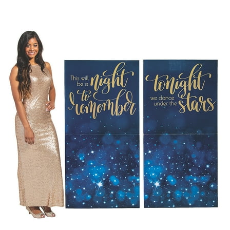 Starry Night Standup Signs - Party Decor - 2 Pieces
