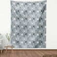 thumbnail image 3 of Ambesonne Fashion Fabric by the Yard Upholstery, Haute Couture Atelier Art, 10 Yards, Blue Grey Grey, 3 of 4