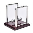 thumbnail image 3 of Newton‘s Cradle Steel Balance Ball Physics Science Pendulum Desk Fun Toy Gift J, 3 of 7