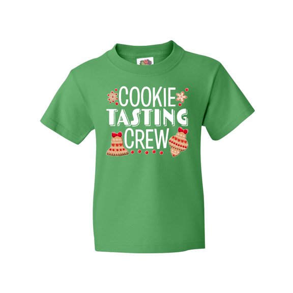 Inktastic Christmas Cookie Tasting Crew with Holiday Cookies Youth T-Shirt