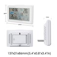 thumbnail image 4 of BALDR Wireless Indoor/Outdoor Thermometer & Hygrometer - Touch Screen Digital Weather Station with Room Temperature Monitor & Humidity Gauge Meter, Extended Backlit Display for Easy Viewing, 4 of 9