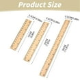 Measuring Ruler Lowprice! Hanzidakd Wooden Ruler 15/20/30cm Single