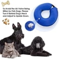 thumbnail image 4 of Inflatable Dog Recovery Collars Cones, Soft Adjustable Comfy Quick Release Dog Donut Collar for After Surgery, Prevent Dogs from Touching Stitches Bit, 4 of 5