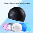 thumbnail image 5 of Swimming Hat Ear Protection Coating High Elasticity Swimming Sports Bathing Caps, 5 of 5