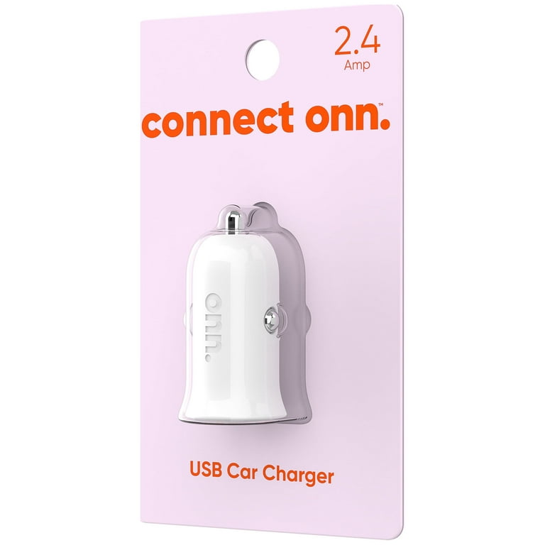 USB Tablet Phone Car Charger, 5V 2.4A 12W