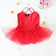 thumbnail image 2 of Girls Ballet Tutu Skirted Leotards Cross Straps Camisole Dance Dress Ballerina Outfit for Girls Toddler Dance Performance, 3-12 Years, 2 of 6