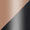 Rose Gold Black, variant on Easyworkz Gooseneck Pour Over Stainless Steel Coffee Kettle 20 oz with Upgraded Spout, Rose Gold Black