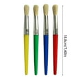 thumbnail image 3 of 4 Pcs Pinceaux d'Artiste à Pointe Ronde pour Peinture avec Poignées Durables 4 Pcs, 3 of 8