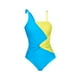 thumbnail image 1 of Gibobby Trajes de Baño Mujer Completos Un conjunto de arriba y abajo con un traje de baño Moda de verano Empalme Color de colisión Conjunto de traje de b(Azul,XL), 1 of 5
