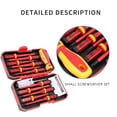thumbnail image 5 of 13 Pcs VDE Insulated Screwdriver Set -V High Voltage 1000V Magnetic Slotted Torx Hand Tools, 5 of 8