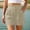 Beige, variant on Shorts For Women Elegant Beach Shorts High Waist Drawstring Comfy Lightweight Summer Daily Pants Army Green L