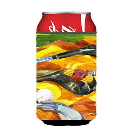 Golf Clubs Golfer Can Or Bottle  Hugger - 12 oz.