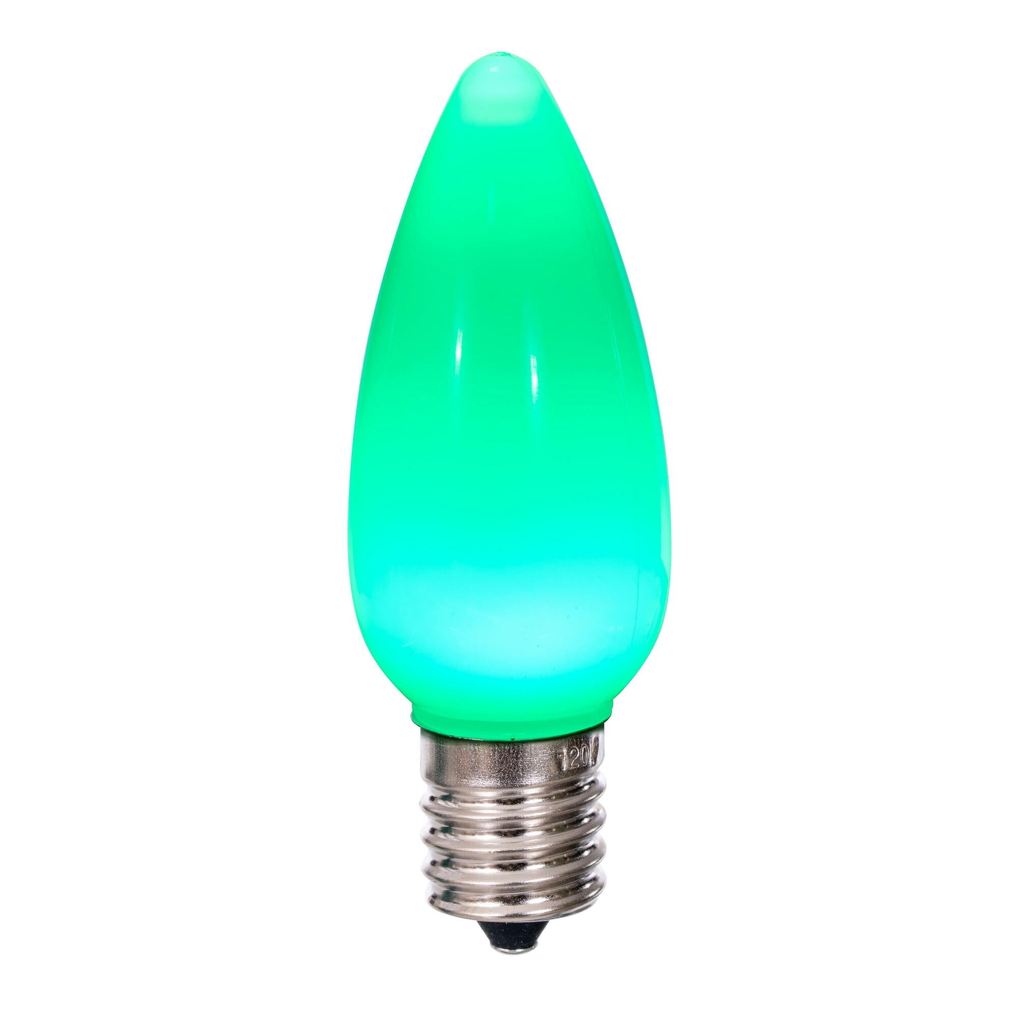Vickerman C9 Ceramic LED Green Bulb, package of 25