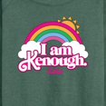 thumbnail image 3 of Barbie The Movie - I Am Kenough Rainbow Clouds - Women's Lightweight French Terry Long Sleeve Shirt, 3 of 5