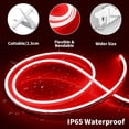thumbnail image 2 of WANGQ LED Strip White 16.4ft/5m Neon Strip 12V Silicone Waterproof Flexible LED Neon Rope Light (Power Adapter Not Included), 2 of 6
