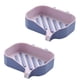 thumbnail image 4 of Preciosa jabonera con soporte para jabón de drenaje, fácil limpieza, bandeja para jabón seco, caja de jabón, jabón portátil de gran capacidad (blanco y rosa), 4 of 5