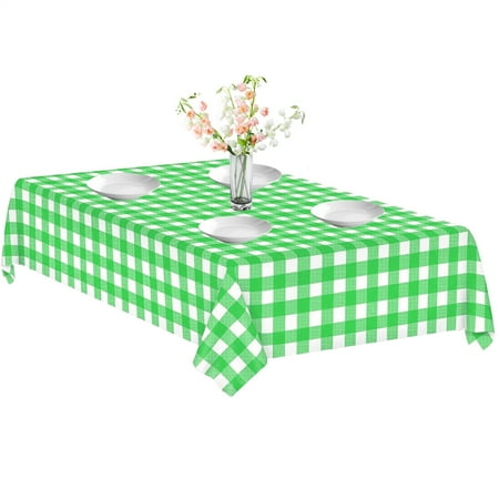 AITOCO Checkered Tablecloth Oktoberfest Rectangle Checkered Table Cover Heavy Duty Covers Waterproof Party Decor for Cafe Camping Backyard BBQ Restaurant Patio Balcony Dining Garden gorgeously
