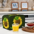 thumbnail image 6 of Honeii Sunflower Print 2 slice Toaster Cover, Two Slice Toaster Dust-proof Cover For Kitchen Small Appliance and Fingerprint Protection, 6 of 7