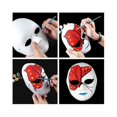 thumbnail image 2 of 30 Pack 2 Sizes Paper Mache Masks Create Artistic Craft Projects From Wall Decorations To Theater a, 2 of 5