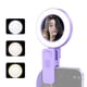 thumbnail image 2 of Luz de clip de luz anillo de selfie para teléfono con espejo selfie 3 modos de luz 3 nivel, 2 of 7