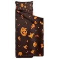 thumbnail image 2 of Orange Halloween Spooky Elements Toddler Nap Mats for Kids Preschool,60"x20" Sleeping Mat Bag or Kids,Toddler Sleeping Bag,Toddler Nap Mat or Daycare, 2 of 6