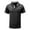 46 Dark Gray, variant on Mens Golf Shirt Performance Sport Short Sleeve Moisture Wicking Quick Dry Casual Shirts Solid Color Button Down Shirt