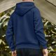thumbnail image 4 of Sudadera con capucha para hombre, estilo informal, con capucha, color liso, mangas largas en los hombros, blusa de poliéster., 4 of 5