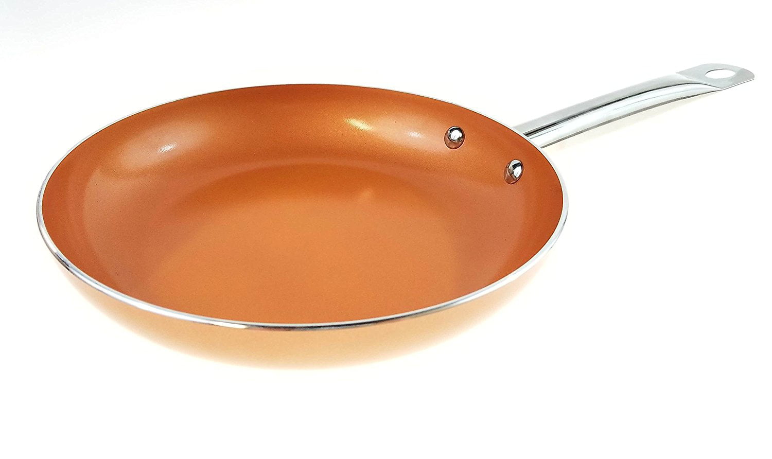 Diamond Home Chefs Cuisine 11 Inches Copper Frying Pan Ceramic Coated