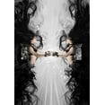 thumbnail image 2 of Babette 11x14 White Modern Wood Framed Museum Art Print Titled - The bellydancers white, 2 of 4