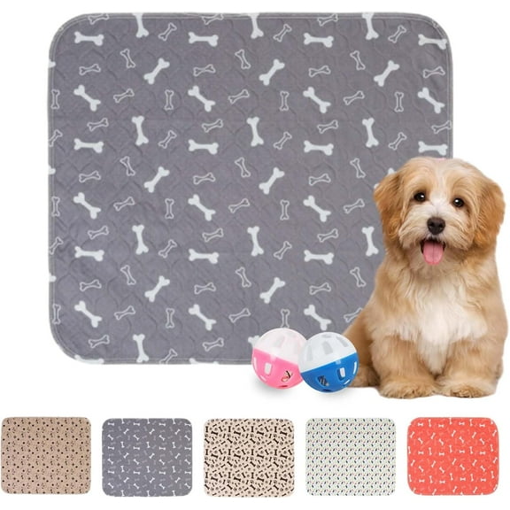PuppyPad Pee Pads, Reusable Puppy Pads with Pheromones, Washable Pee Pads for Dogs & Cats, Durable Leak-Proof & Anti-Slip Pet Training Pads for Home & Travel (E, Medium)