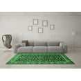thumbnail image 3 of Ahgly Company Indoor Rectangle Persian Emerald Green Traditional Area Rugs, 5' x 8', 3 of 4