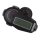 thumbnail image 3 of Velocímetro tacómetro de motocicleta, odómetro LCD digital, medidor de universal, medidor de aceite de engranajes con Macarena Tacómetro del odómetro de la motocicleta, 3 of 8