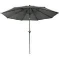 thumbnail image 5 of Pure Garden 10FT Patio Umbrella with Auto Tilt and Vented Canopy (Gray), 5 of 7