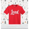 thumbnail image 2 of Shop4Ever Loved Heart Valentine's Day Toddler's Cotton T-Shirt 3T Red, 2 of 6