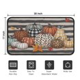 thumbnail image 5 of Happy Halloween Pumpkin Front Door Mat Anti Slip Pumpkin Skull Bat Spider Welcome Mat Retro Outdoor Inside Floor Rugs Crystal Velvet 30x17 Inches, 5 of 7