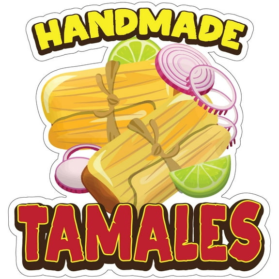 Handmade Tamales 12" Decal Concession Stand Food Truck Sticker