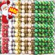 thumbnail image 2 of 24/144 piezas de mini bolas navideñas galvanizadas, adornos colgantes para árbol de Navidad, bolas para decoración del hogar, regalos de Año Nuevo, 2 of 5