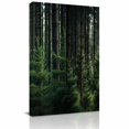 thumbnail image 2 of Canvas Wall Art Summer Green Canvas Art Print Forest Pine Trees Pictures Wall Decor for Living Room Bedroom Artwork Decorations Stretched Framed Ready to Hang 8"x10", 2 of 9