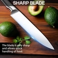 thumbnail image 3 of Professional Japanese Chef Knife - Ergonomic Handle,7.8 Inch Extra Sharp Steel Blade, 3 of 7
