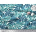 thumbnail image 3 of Soimoi Green Cotton Duck Fabric Tropical Leaves Decor Fabric Printed Yard 42 Inch Wide, 3 of 3
