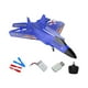 thumbnail image 2 of Avión RC, Avión de Control Remoto, Juguete de de Espuma con Luz para Exteriores, RC para Niños y Adultos Azul, 2 of 9