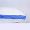 thumbnail image 2 of Gusseted Pillows for Bed - Blue Queen size Bed Pillows set of 2 for Side Sleepers and Back Sleepers, 2 of 5