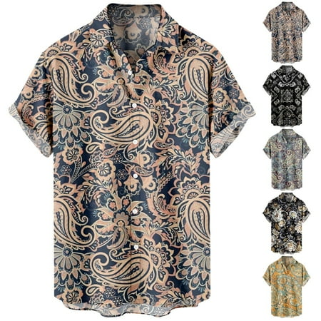 

Unisex Beach Aloha Tees Stylish Polyester Tops For Men Boys