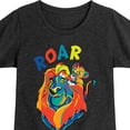 thumbnail image 3 of The Lion King - Mufasa & Simba - Roar - Toddler & Youth Girls Short Sleeve Graphic T-Shirt, 3 of 5
