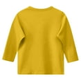 thumbnail image 4 of YLSDY Fashion Going Out Tops for Girls,Kids Casual Long Sleeve Solid Blouses Button Down Shirts Henley Neck Dressy Tunics Tops Yellow 11 Years, 4 of 6