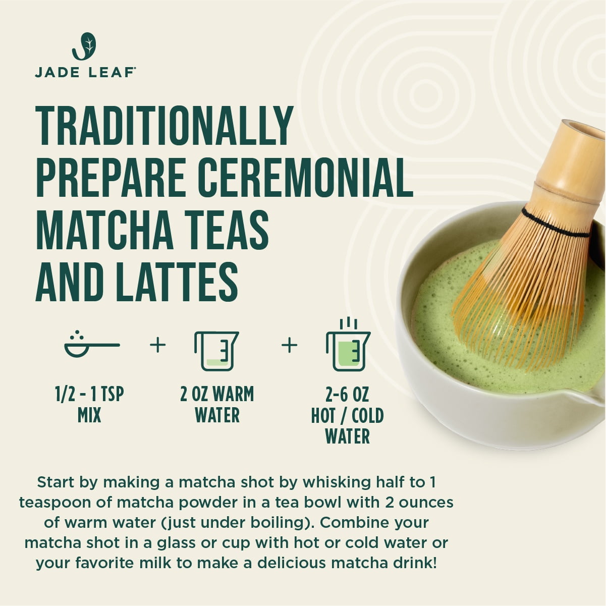 Jade Leaf Organic Ceremonial Grade Matcha Powder, Teahouse Edition, 16 oz Pouch