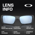 thumbnail image 4 of Oakley OO9014 Gascan Rectangle Shaped Non-Polarized Sunglasses for Men - Includes Official Eyewear Kit - Matte Black Frame with Grey Lens, 4 of 6