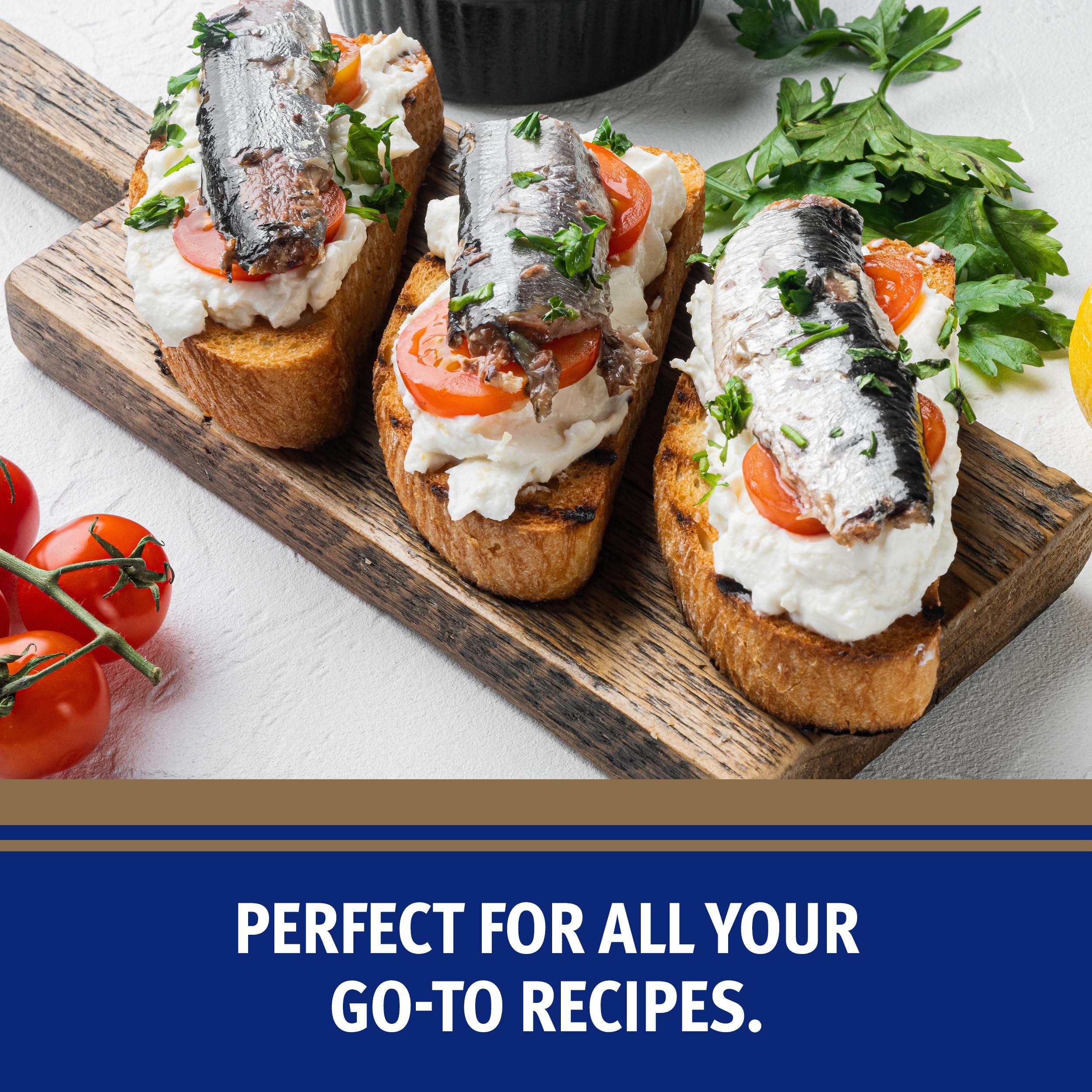 Brunswick Wild Caught Sardines in Soybean KKS1&nbsp;Oil, 3.75 oz Can (Pack of 12) - 14g Protein per Serving - Gluten Free, Keto Friendly, Kosher