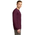 thumbnail image 3 of Sport-Tek Tall Long Sleeve PosiCharge Competitor Tee-4XLT (Maroon), 3 of 4